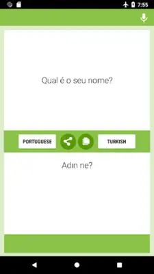 Portekizce-Türkçe Çevirmen android App screenshot 2